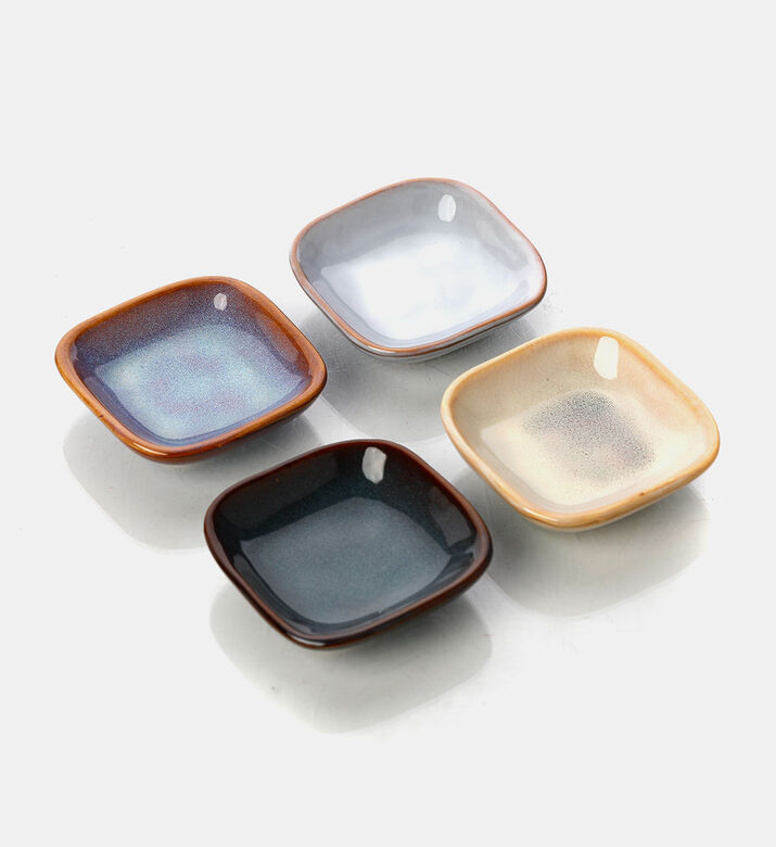 Home Deco and More Ceramic 4-piece Snack Bowl Set, Packshot View