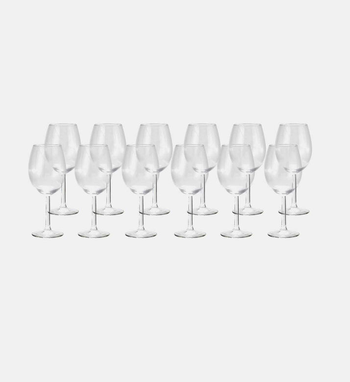 Home Deco and More Vinissimo Wine Glass 12-piece Set, Transparent, 580-ml, Packshot View