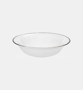 Absolu Maison Porcelain Silver-lining Salad Bowl, Packshot View