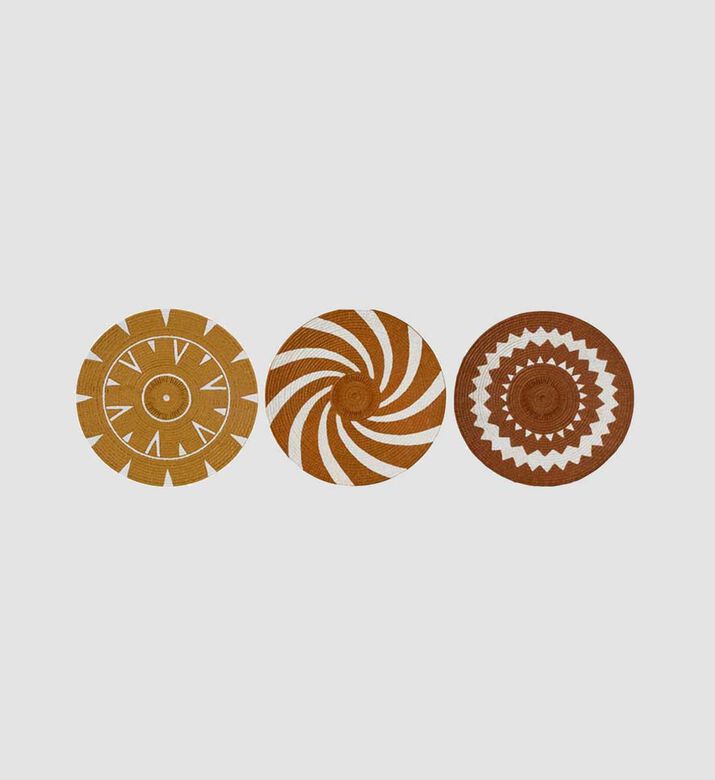 Round Wall Decoration 3-piece Set