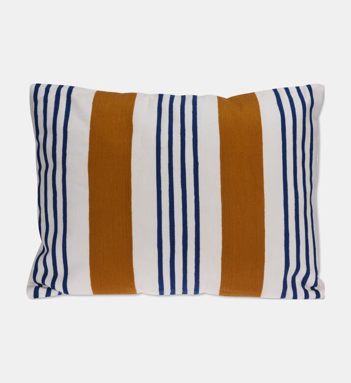 Home Deco and More Cushion Stripe Blue, Packshot View
