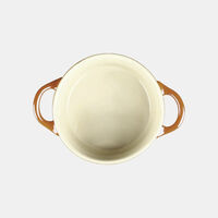 Flame Stoneware Mini Cocotte