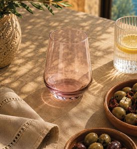 Home Deco and More Translucent Blue Hue Driking Glass, Packshot View