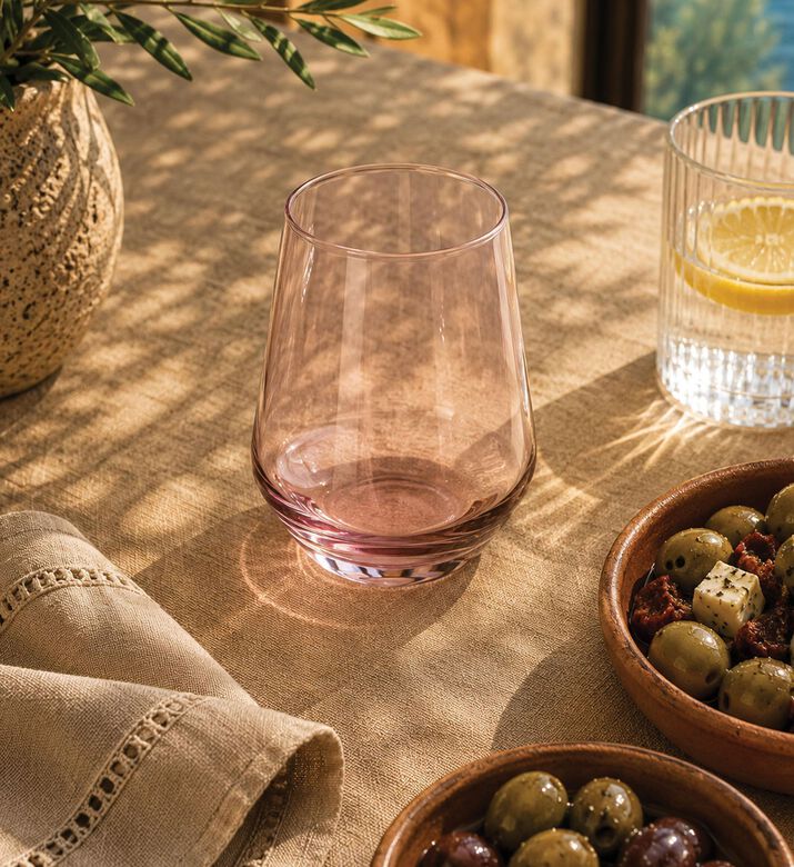 Home Deco and More Translucent Blue Hue Driking Glass, Packshot View