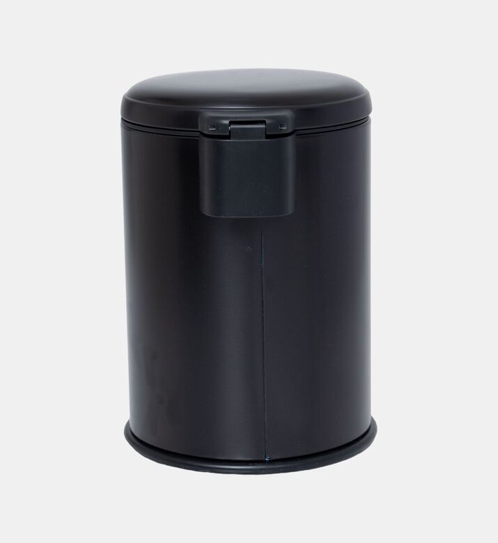 Eko Serene Stainless Steel Pedal Bin - 5 L, Black, 5-l, Packshot View