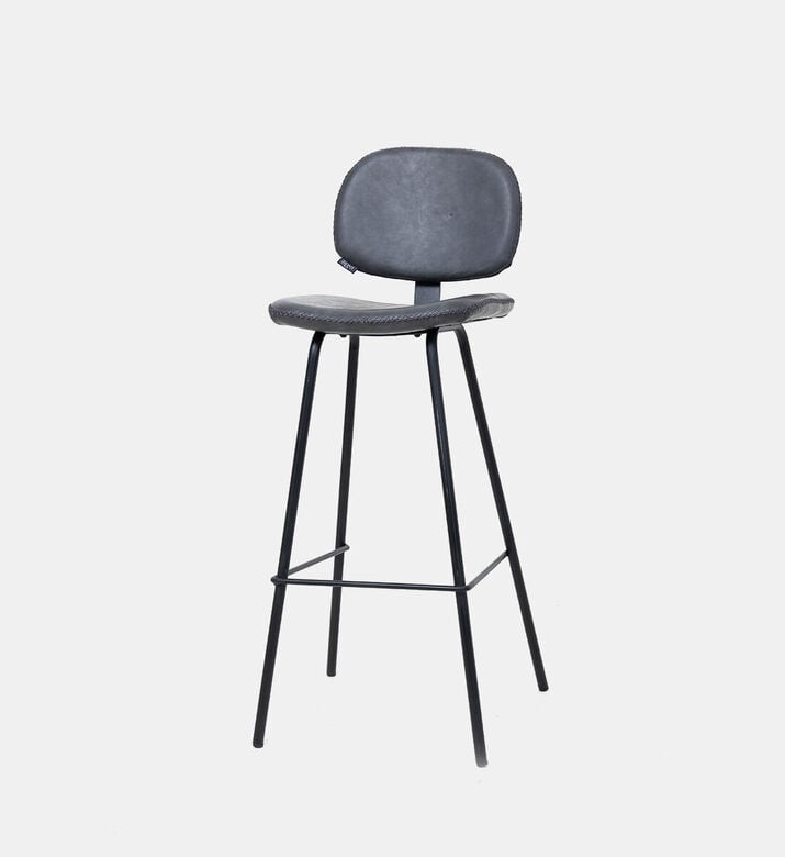 Home Deco and More Nappo Metal Bar Chair, Dark-grey, Packshot View Home Deco and More Nappo Metal Bar Chair, Dark-grey, Packshot View