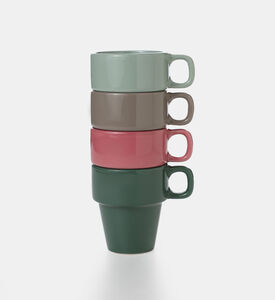 Porcelain 4-piece Mugs Set