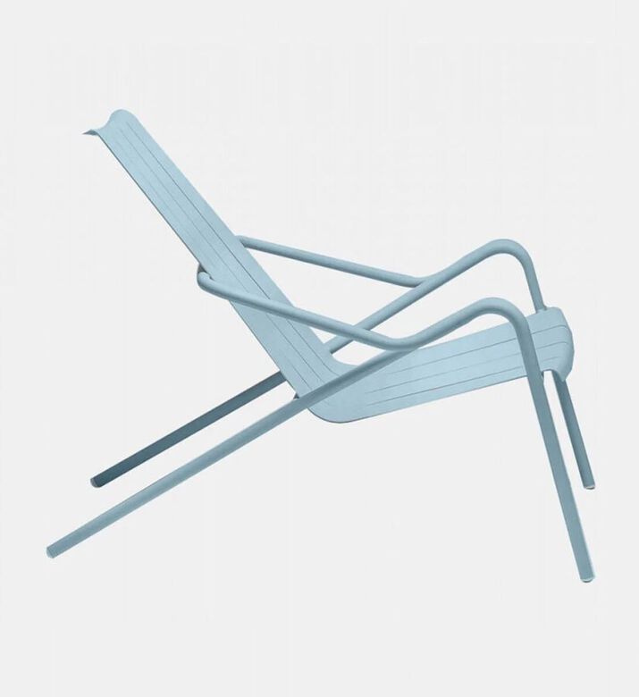 Ezeis Fleole Aluminum Low Chair, Blue, Packshot View