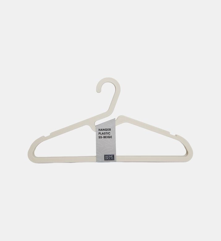 Home Deco and More Rounded Edges Clothes Hanger, Black, Packshot View