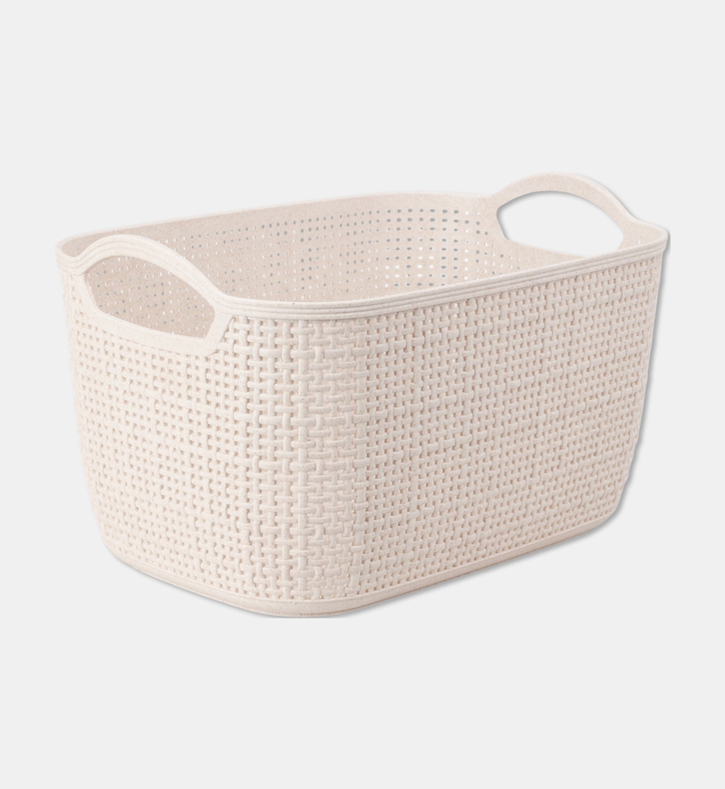 Plastic Deep Rectangular-shaped Basket