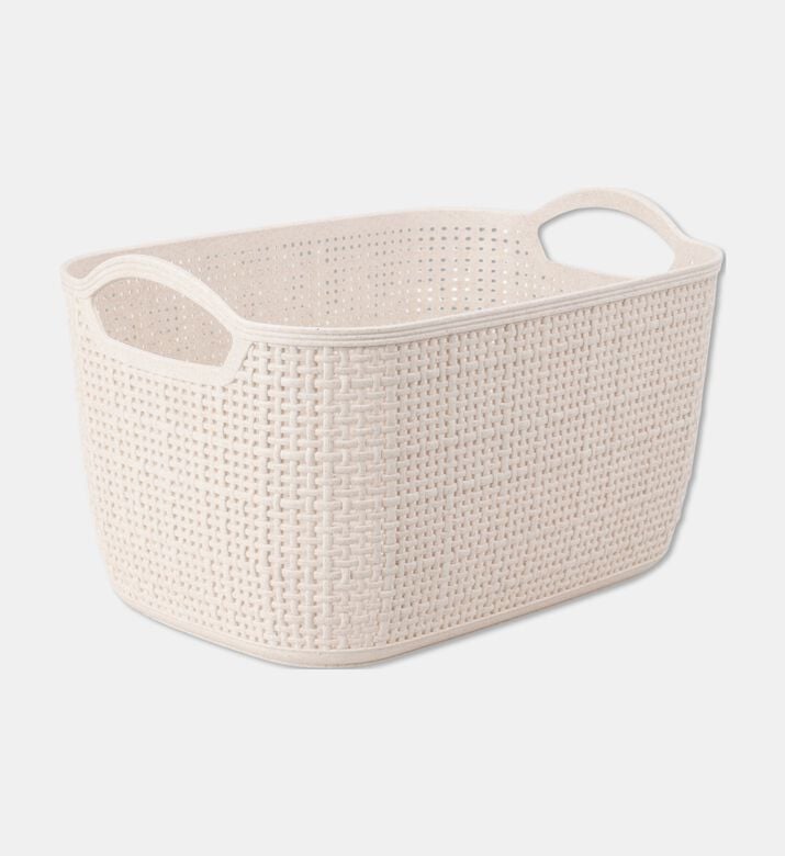 Home Deco and More Plastic Deep Rectangular-shaped Basket, Packshot View
