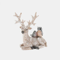 Sugar Glitter Laying Reindeer