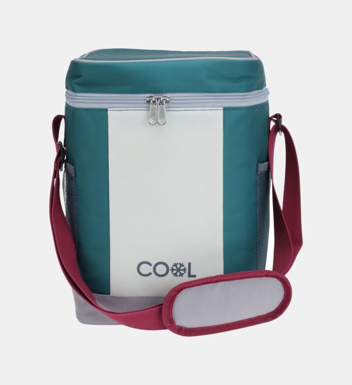 Home Deco and More Double-zippered Cooler Bag, Dark-green, 30-l, Packshot View