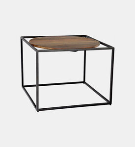 Quadro Round Top Wooden Coffee Table