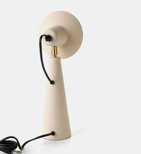 Home Deco and More Fauna 2 Pin Table Lamp, Beige, Packshot View