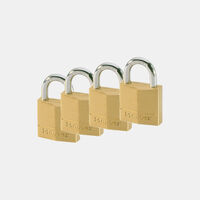 Hardened Steel Padlock 4-piece Set