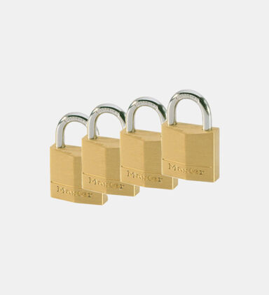 Hardened Steel Padlock 4-piece Set