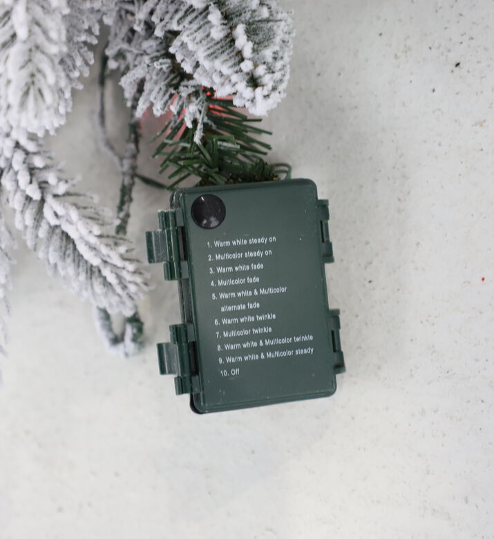 Home Deco and More Garland Runer Snw Mix Flck Led, Packshot View