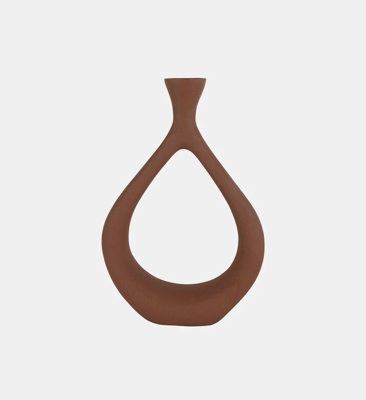 Decostar Laine Round Rusty Vase, Packshot View