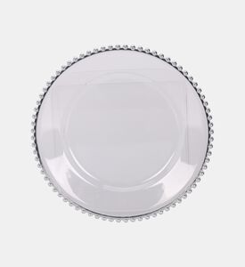 Home Deco and More Plate, Silver, Packshot View