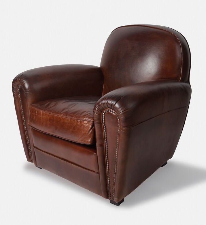 Home Deco and More Camden Leather Armchair, Packshot View