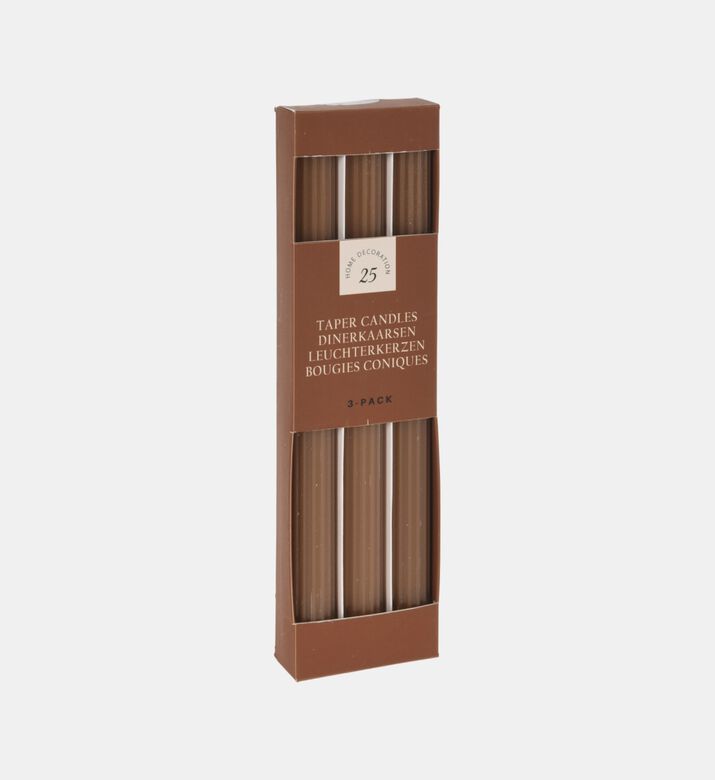 Wax 3-piece Dinner Candles Set