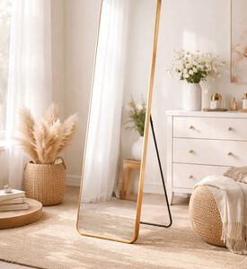 Home Deco and More Rectangular Full-length Standing Mirror, Packshot View