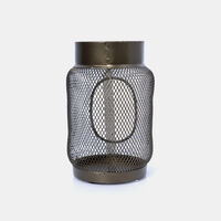 Iron Round Cage Lantern 12x12x18 Cm
