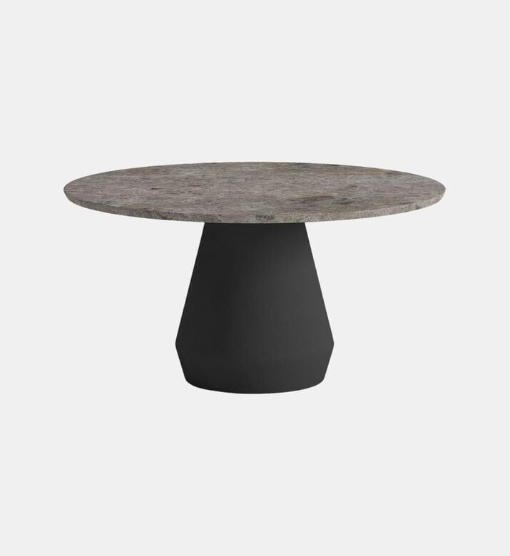 Home Deco and More Aluminum Base Round Dining Table, Packshot View