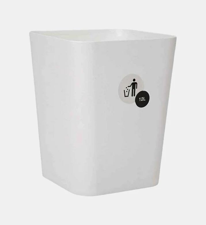 Home Deco and More Plastic Square Trash Bin, Packshot View