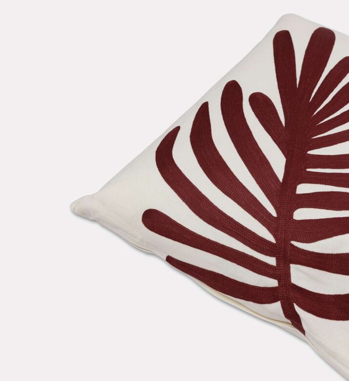 Home Deco and More Trova Chain Stitch-embroidery Cushion, Packshot View