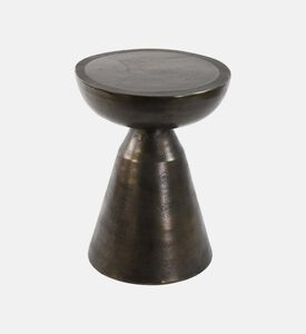 Light and Living Pajsa Metal Bronze Finish Side Table, Packshot View