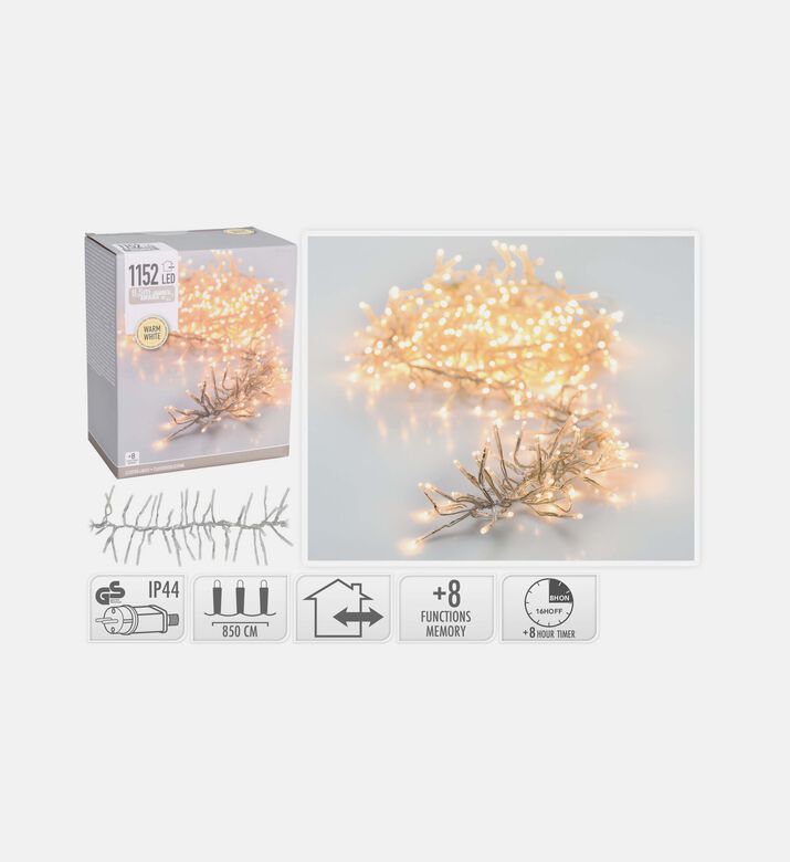 Home Deco and More Cluster Lights 1152led Ww, Packshot View