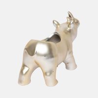 Stoneware Rhinoceros Large Planter 22.3x8x12.8 Cm
