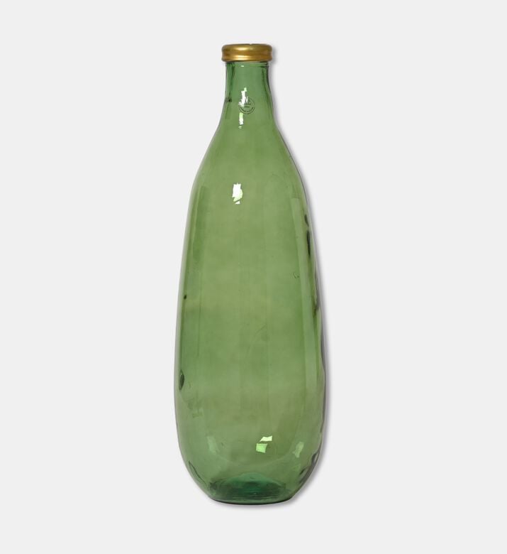 Kaemingk Vase Cylinder With Gold Rim, Packshot View