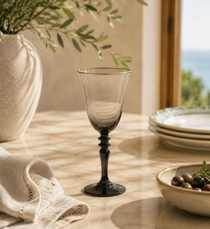 Home Deco and More Ombre-effect Wine Glass, Packshot View