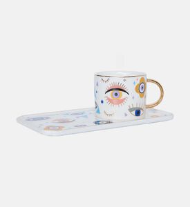 Eye Cup Tray Ceramic Set