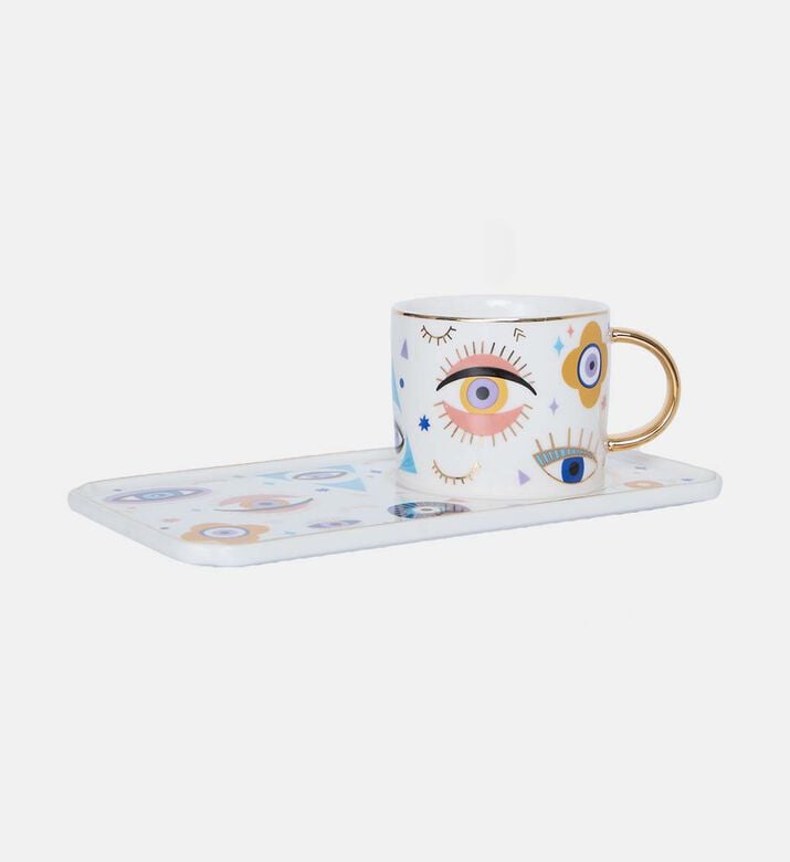 Eye Cup Tray Ceramic Set