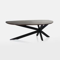 Austin Wooden Iron Coffee Table