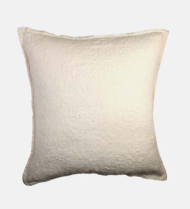 Cotton Square Embroidered Cushion