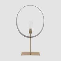 Iron Round-shaped Table Lamp