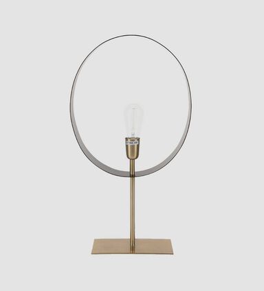 Iron Round-shaped Table Lamp