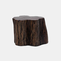 Tefon Acacia Wood Trunk Side Table
