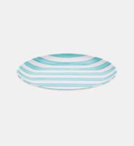 Melamine Striped Flat Plate