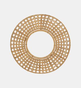Home Deco and More Fabric Mirror Cane Weave, Packshot View