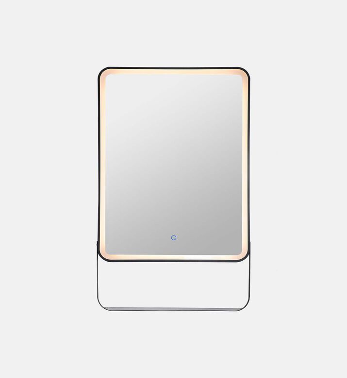 Home Deco and More Rectangular Lighted Bathroom Shelf Mirror, Packshot View