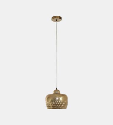Brass Diamond-shaped Pendant Lamp