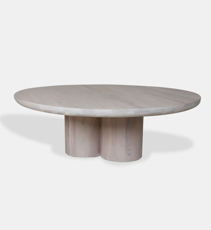 Spherical Acacia Wood Coffee Table