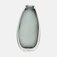 Calla Glass Oval Flower Vase