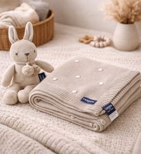 Cannon Knitted Cotton Blanket Toy Set, Packshot View